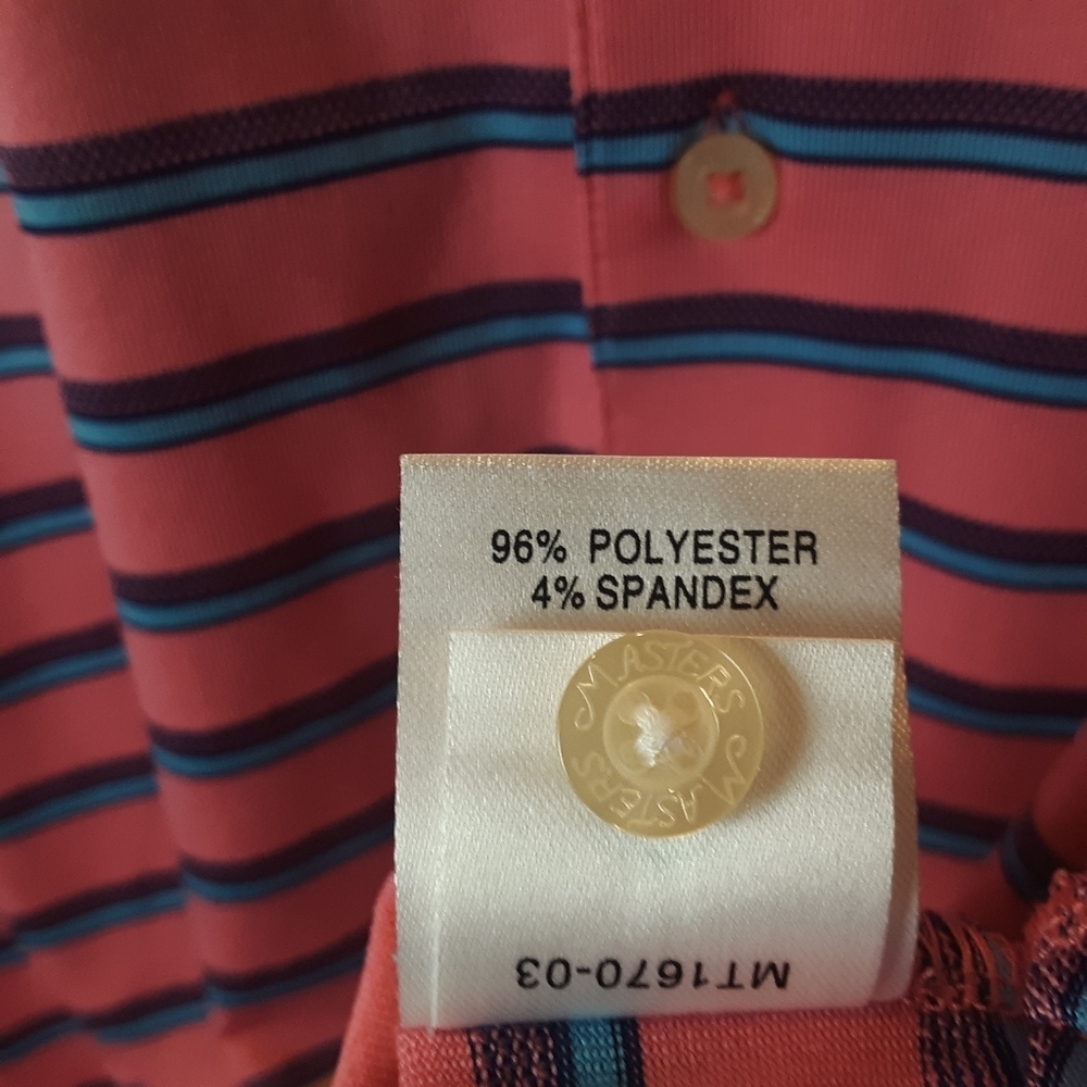Masters Tech Augusta Masters Embroidered Logo Polo Men's Large - Picture 9 of 9